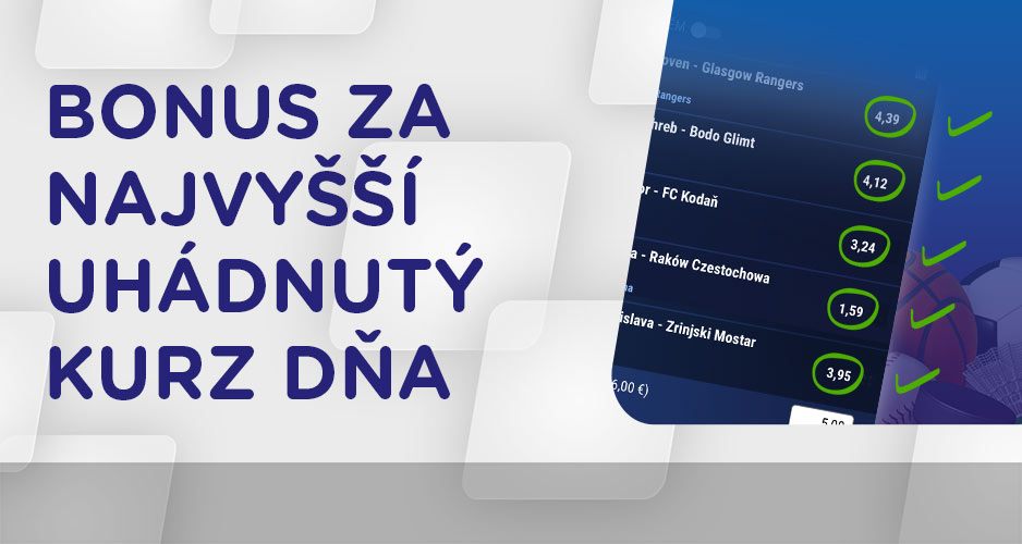 Bonus za najvyšší uhádnutý kurz dňa
